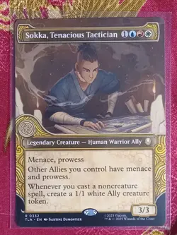 SHOWCASE Sokka, Tenacious Tactician Avatar: The Last Airbender Magic MTG rare - Image 1