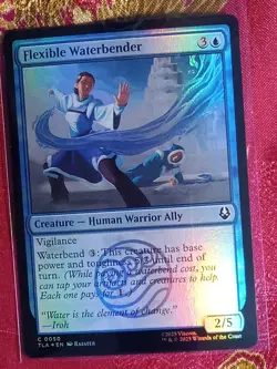 FOIL Flexible Waterbender Avatar: The Last Airbender Magic The Gathering MTG - Image 1
