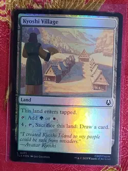 FOIL Kyoshi Village Magic The Gathering Avatar: The Last Airbender MTG GW mana - Image 1
