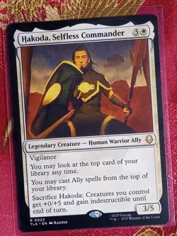 Hakoda, Selfless Commander Avatar: The Last Airbender Magic The Gathering MTG - Image 1