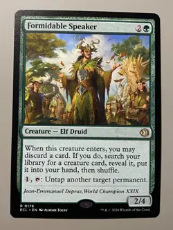 Formidable Speaker - Regular - Lorwyn Eclipsed - Magic the Gathering - MTG - Image 1