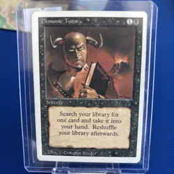 1x MTG Demonic Tutor - Revised Edition (3ED) - Magic the Gathering - Image 1