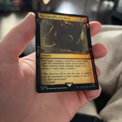Too Greedily, Too Deep (Showcase Scrolls) Commander: the Lord of the Rings:... - Image 2