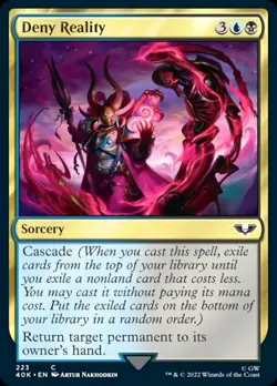 Deny Reality - Universes Beyond: Warhammer 40,000 #223 MTG Magic The Gathering - Image 1