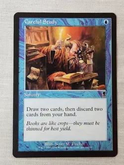 NM Careful Study Odyssey Mtg Magic the Gathering - Image 1
