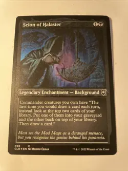 Scion of Halaster Etched Foil - CLB 498 - NM - MTG Magic - Image 1