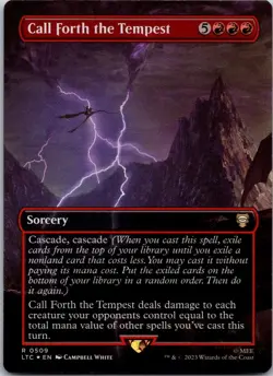 Call Forth the Tempest (Borderless) 509 LTC LP FOIL MTG - Image 1