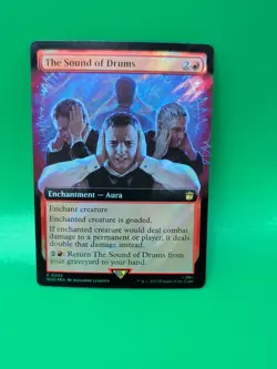 The Sound of Drums (Extended Art) (Surge Foil) Universes Beyond: Doctor Who Foil - Image 1