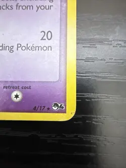 Mew 4/17 Pop Series 4 Promo Pokemon Card Holo Foil Rare Moderately Played - Image 2