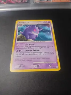 Pokemon Gengar Card 27/130 Regular Rare Diamond and Pearl LP - Image 1