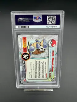 1999 Topps Pokemon TV Blastoise Foil PSA 10 - Image 2
