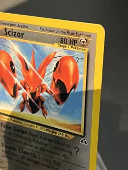 Pokemon Scizor 29/75 Neo Discovery Rare - Image 3