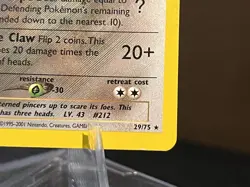 Pokemon Scizor 29/75 Neo Discovery Rare - Image 4