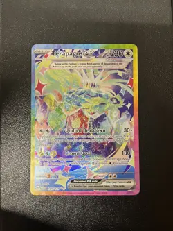 Pokemon Prismatic Evolutions Terapagos ex 169/131 Special Illustration Rare (PRE - Image 1