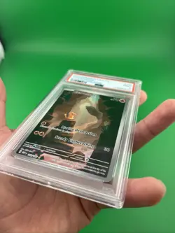 2023 POKEMON MEW EN-151 ILLUSTRATION RARE #168 CHARMANDER PSA 9 - Image 4