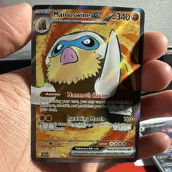 Pokemon Mamoswine EX Holo Ultra Rare 174/159 Sv09 Journey Together English - Image 1