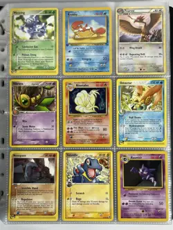 Pokemon Card Collection VTG Binder Holo Rare 1st E-Reader WoTC Ninetales Haunter - Image 1