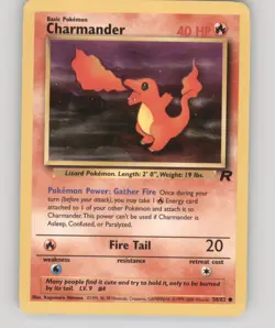 Pokemon Team Rocket #50/82 Charmander - Image 1