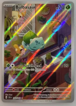 Bulbasaur 143/142 Sv07: Pokemon Stellar Crown Holo NM (1 of 2) - Image 1