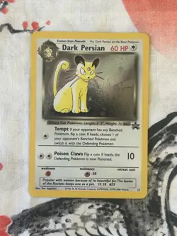 Pokemon Dark Persian Holo Promo TCG Card 17/53 Wotc Promo Stage 1 2000 - Image 1