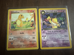 French Vintage Pokemon Card Set Charmander 46/102 + Dark Hypno 26/82 1st Edition - Image 1