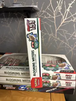 Pokemon TCG 151 Blooming Waters Premium Collection Brand New Sealed - Image 2