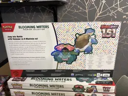 Pokemon TCG 151 Blooming Waters Premium Collection Brand New Sealed - Image 4