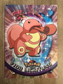 Lickitung #108 - Topps Blue Label TV Animation Edition - Non Holo DMG - Image 1