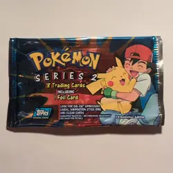 Pokemon Booster Topps - Series 2 Leer - English - Ash/Pikachu Artwork - Image 1