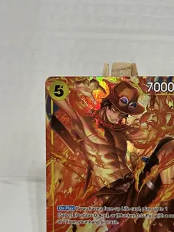 ONE PIECE TCG THE BEST vol.2 PRB02-018 P-R Portgas D. Ace NM Pack Fresh! - Image 2