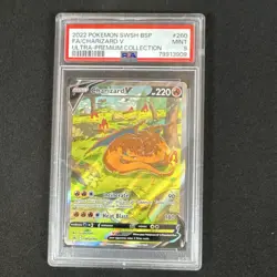 Pokemon Charizard V SWSH260 SWSH Promo Full Art Holo PSA 9 2022 TCG Card - Image 1