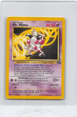 Mr. Mime 22/64 - Non-Holo Rare - JUNGLE - VINTAGE WOTC POKEMON CARD - HP - Image 1