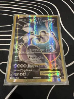 Pokemon Mewtwo EX TCG Full Art Holo Ultra Rare Card 103/108 XY Evolutions - Image 2