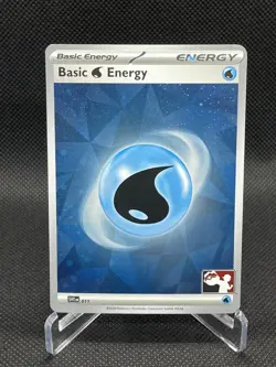 Basic Water Energy 011 (Cosmos Holo) 011 Prize Pack Series Cards Holo-NM STAMPED - Image 1