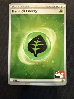 Basic Grass Energy - (Cosmos Holo) Common Prize Pack Series Cards 009 NM - Image 1