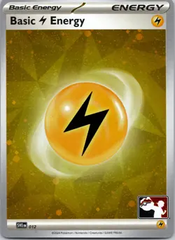 Basic Lightning Energy - (Cosmos Holo) Common Prize Pack Series Cards 012 NM - Image 1
