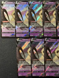 Pokemon SWSH Battle Styles Mimikyu V 062/163 Lot of 9 Ultra Rare Cards NM-Mint - Image 2