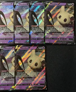 Pokemon SWSH Battle Styles Mimikyu V 062/163 Lot of 9 Ultra Rare Cards NM-Mint - Image 4