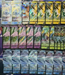Pokemon TCG Eeveelutions V Lot of 34 Cards Flareon Vaporeon Jolteon NM-Mint - Image 2