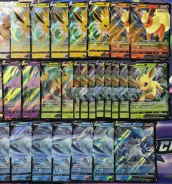 Pokemon TCG Eeveelutions V Lot of 34 Cards Flareon Vaporeon Jolteon NM-Mint - Image 4