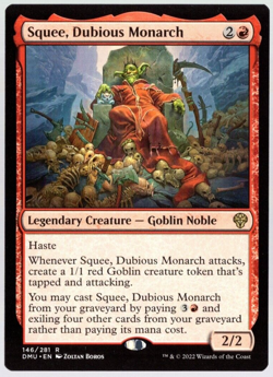 Squee, Dubious Monarch 146/281 Rare Non Foil Dominaria United MTG Near Mint - Image 1