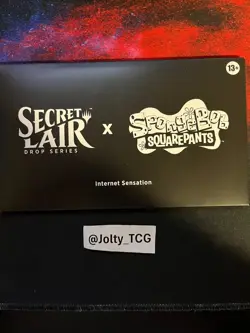 MTG Secret Lair x SpongeBob SquarePants Internet Sensation Non Foil Sealed - Image 1