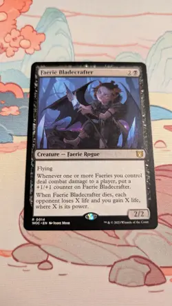 MTG - FAERIE BLADECRAFTER - RARE - WOC - NM ~ - Image 1
