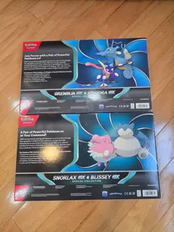 Pokemon TCG Greninja Ex & Kingdra Ex And Snorlax Ex & Blissey Ex Special 2 Boxes - Image 2