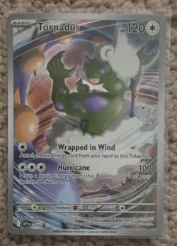 Tornadus 210 Pokemon Sv:11w White Flare Holo Promo - Image 1