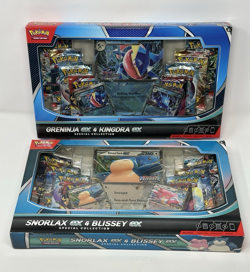 Pokemon TCG Snorlax & Blissey Ex + Greninja & Kingdra EX Special Collection Lot - Image 1