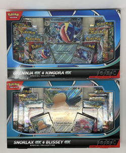 Pokemon TCG Snorlax & Blissey Ex + Greninja & Kingdra EX Special Collection Lot - Image 2
