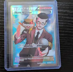 The Pokemon Company Battle Reporter 109/111 Full Art Holo XY Furious Fists - Image 1
