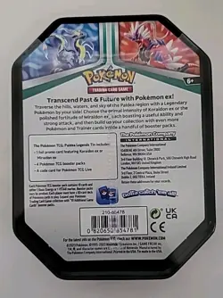 Pokemon Paldea Legends Tin x4 Booster Packs + Koraidon EX Promo FACTORY SEALED - Image 2