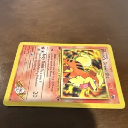 Pokemon TCG Blaine's Growlithe Gym Challenge 62/132 Basic 60 HP Regular English - Image 3